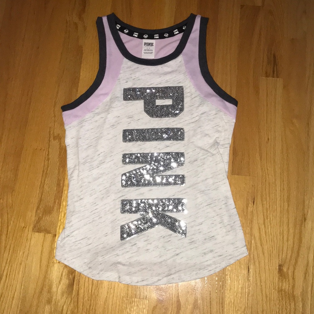 Victoria’s Secret Pink Sequined Tank Top